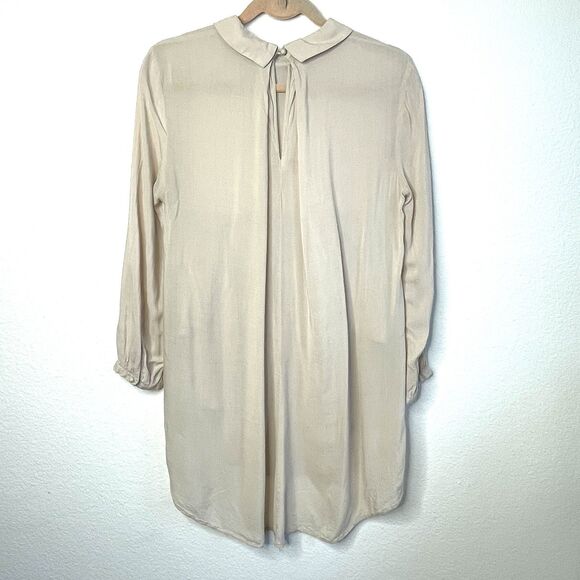 Urban Outfitters Cooperative Women's Size M Beige Babydoll Blouse Tunic - Picture 10 of 13